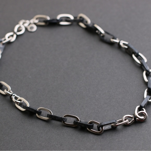 Marc Jacobs Two Tone Bow Chain Necklace - Picture 1 of 5